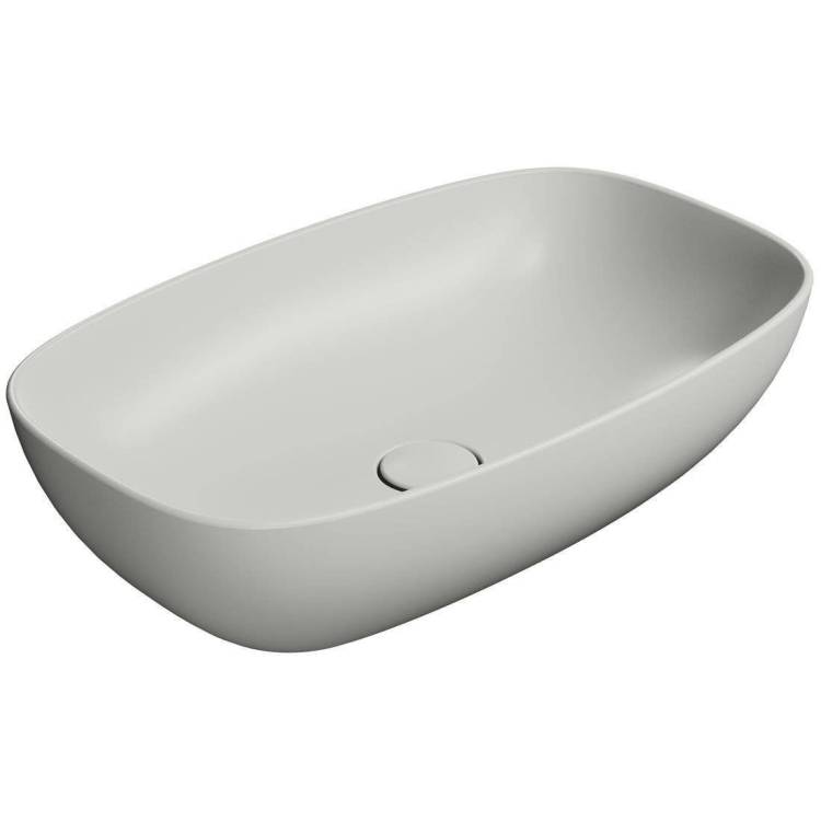 Раковина GSI Nubes 978317 60 см, серая матовая