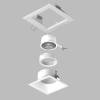 Встраиваемый светильник Lightstar Domino Quadro D51606WMOD фото 2