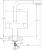 Смеситель для кухни Haiba HB70088 фото 4
