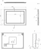 Зеркало La Fenice Cubo Cappuccino FNC-02-CUB-C-80-60 бежевый матовый, 80x60 см фото 3