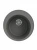 Мойка кухонная Teymi Lina Smart T120105 круглая, серая матовая, D48 фото 8
