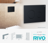 Кнопка смыва Rivo Touch neo 303005 черный матовый фото 2