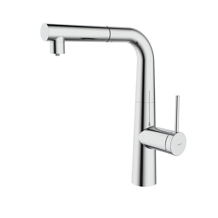 Смеситель для кухни Iddis Pure PURSBPFi05 с фильтром и выдвижным изливом, хром