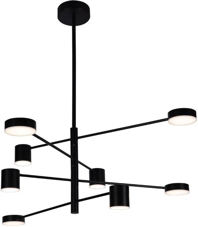 Большая светодиодная люстра на штанге Kink Light Мекли 07650-8D,19(3000K)