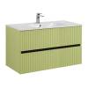 Тумба под раковину Art&Max Torino AM-TORINO-1000-2C-SO-MN-P Мята, 100x43.8x57 фото 2