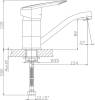 Смеситель для кухни Haiba HB4507-2 фото 3