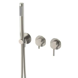 Смеситель для ванны AQUAme Siena AQM8805BN с внутренней частью, никель шлифованный