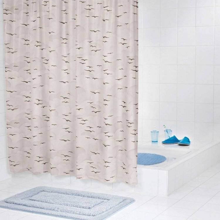 Штора для ванной Ridder Sylt 32319 бежевый, 180x200