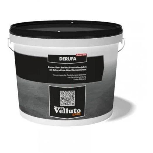 Декоративное покрытие Derufa Stucco Velluto Silver с эффектом шелкового перелива 3 кг