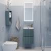 Тумба с раковиной BelBagno UNO-MINI 40 подвесная, Голубой Матовый фото 5