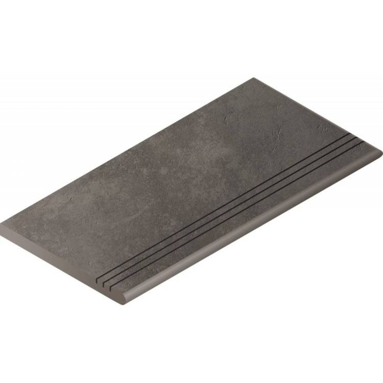 Ступень Italon Миллениум X2 620040000114 Блэк Закругленная Правая Грип 30x60