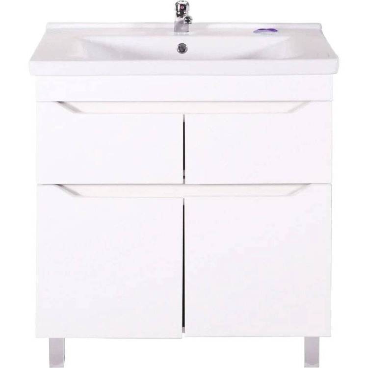 Тумба с раковиной ASB-Mebel Бари 80-2.2 белая