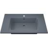 Раковина Uperwood Parma Quartz 291003006 серая матовая, бетон, 76.5x47.5