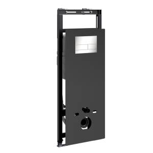 Система инсталляции для унитазов Wasserkraft New Salm 27TLT.010.ME.BL.BN04 клавиша никель