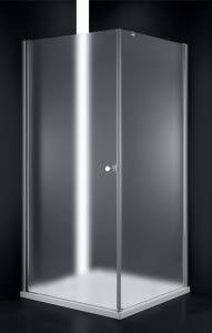 Душевой уголок Cezares ELENA-W-A-1-80-P-Cr-L профиль хром, стекло матовое, 80x80x195