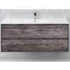 Тумба с раковиной Belbagno Kraft KRAFT-1200-2C-SO-PP 120x46x50 Pino Pasadena подвесная с фрезерованными ручками по всей длине фасада с двумя выкатными ящиками