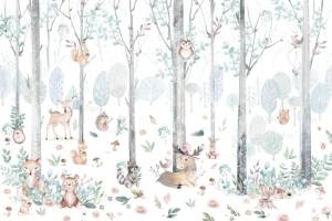 3D Фотообои Artegrafico «Светлая полянка» KID-040 песок