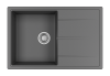 Мойка кухонная Misty Линкор LIN-78х51-04 серый шелк, 78x51 фото 6