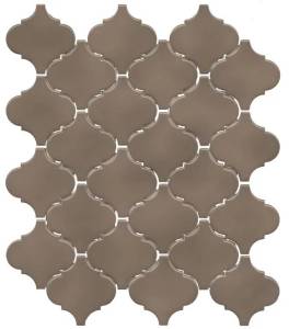 Мозаика Kerama Marazzi Арабески Марокко KM2630M0010N коричневый тёмный глянцевый 26x30x7