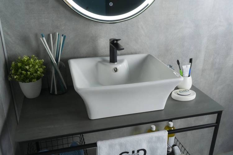 Раковина Gid Geométrico N9108 51121 белая, 49x41x19