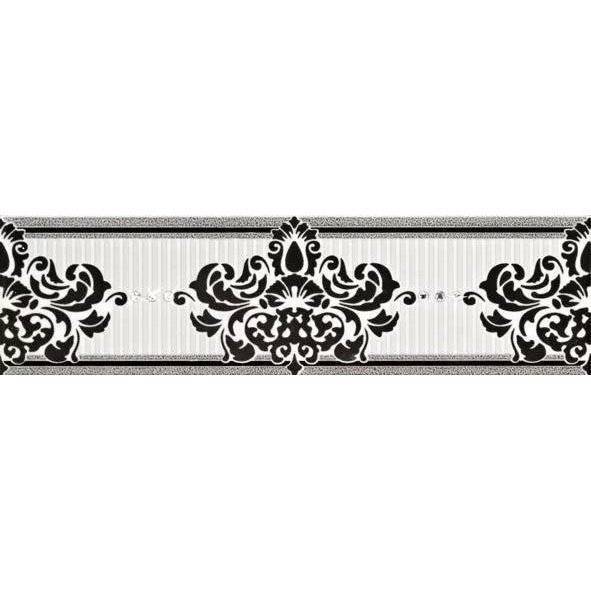 Бордюр Piemme Valentino Elite MRV231 Frise Bianco/Nero 8x30