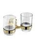 Стакан AltroBagno Корпозо (Corposso) 081702 Gl двойной, золото