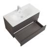 Тумба с раковиной BelBagno Kraft 90 Темно-серый матовый, раковина BB-8099-90 фото 4