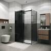 Душевой уголок Grossman Classic 120.K33.04.1670.21.10 профиль черный матовый, стекло тонированое, 160x70x195 фото 4