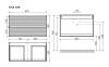 Тумба под раковину Sancos Folk FL90W Bianco, 89x44.5x50 фото 3