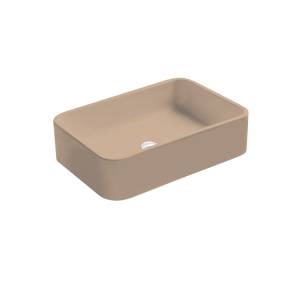 Раковина накладная AXA Cosa 8621010 прямоугольная 600х450х160мм, Sahara Matt