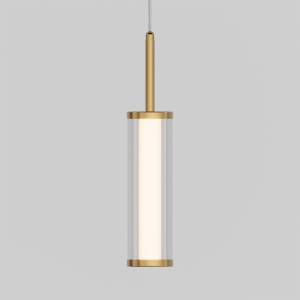 Подвесной светодиодный светильник Eurosvet Stark 50386/1 LED латунь