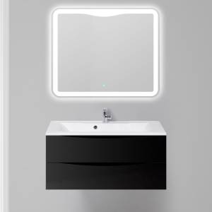 Мебель для ванной BelBagno Marino 100 nero lucido