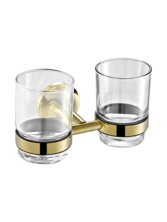 Стакан AltroBagno Корпозо (Corposso) 081702 Gl двойной, золото