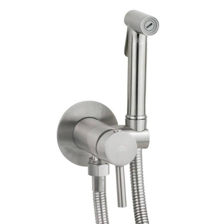 Гигиенический душ Paffoni Tweet Round ZDUP110ST со смесителем, с внутренней частью