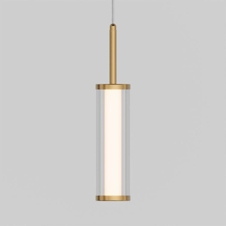 Подвесной светодиодный светильник Eurosvet Stark 50386/1 LED латунь