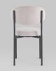 Набор из 4 стульев Stool Group Бриф SN AV 477-C81-7016-K светло-серый каркас антрацитовый муар фото 8