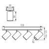 Спот Kanlux EVALO EL-4I W-SR 35698 фото 3