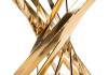 Журнальный столик Woodville Twist 11642 gold / black фото 3