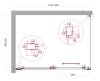 Душевой уголок BelBagno LUCE-AH-1-120/90-C-Cr профиль хром, стекло прозрачное, 120x90x195 фото 2
