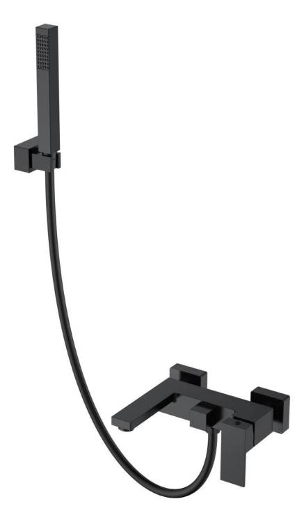 Смеситель для ванны Boheme Qubic 473-B Black