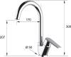 Смеситель для кухни Remer Vanity V42B фото 2