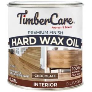 Защитное масло с твердым воском TimberCare Hard Wax Oil Шоколадный/Chocolate 0.75 л