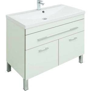 Тумба с раковиной Aquanet Верона 90 287673 белый, 872x902x480