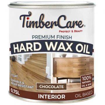 Защитное масло с твердым воском TimberCare Hard Wax Oil Шоколадный/Chocolate 0.75 л