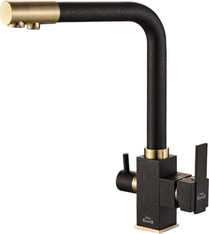 Смеситель для кухни ZorG Steel Hammer SH 805 Black Br