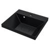 Раковина Uperwood Classic New RClassicNew50bg черная глянцевая, 50x45