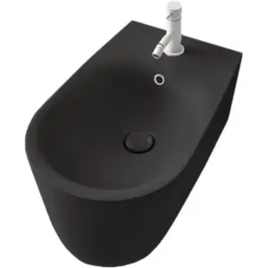 Биде подвесное Kerasan Nolita 532531*1 черное