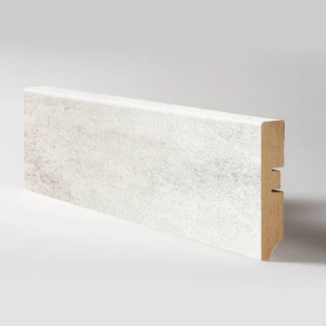 Напольный плинтус ProfBuild PLMDF2 A-1 Слэт Уайт 2070x93x16