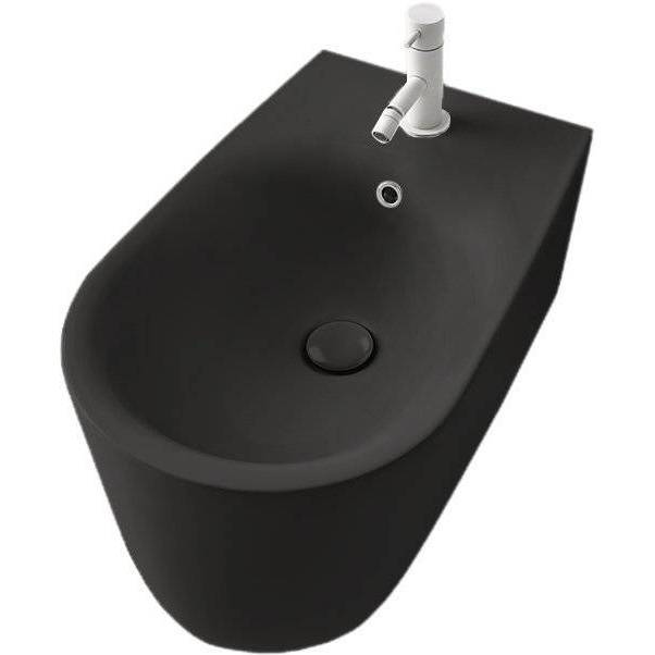 Биде подвесное Kerasan Nolita 532531*1 черное