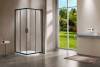 Душевой уголок Vincea Garda VSS-1G900CLB 90x90, профиль чёрный, стекло прозрачное фото 2